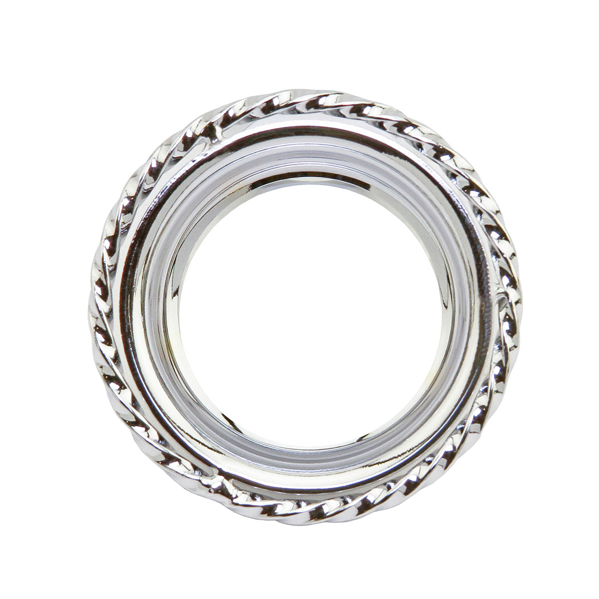 Lowrider Square Twisted Bottom Bracket Cup 51mm Chrome.